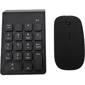Pomya Wireless Numeric Keypad Mouse Combo, 2.4G USB Receiver in Kuwait