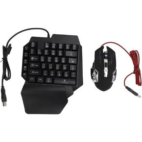 Half Hand Gaming Keyboard and Mouse Combination Adjustable Phone Stand Gaming Setup for Mobile Gamers 4 in 1 Pack in Kuwait
