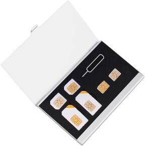Memory Card Storage Case Box Wallet Aluminium Micro for SD MMC TF Protector Case for SD Card Micro SIM Card CF SDHC MS TF Mirco SD (S06 (24TF)) in Kuwait
