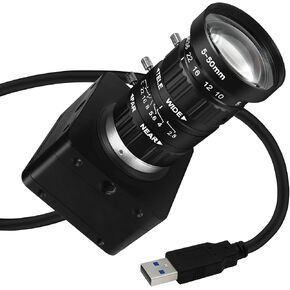 SVPRO USB3.0 Camera, 60fps High Speed 4K USB Camera, 8.3MP Manual Focus Webcam with 5-50mm CS Lens, 10X Zoom Streaming Cam UVC Plug and Play for Windows/Linux/Mac/Android in Kuwait