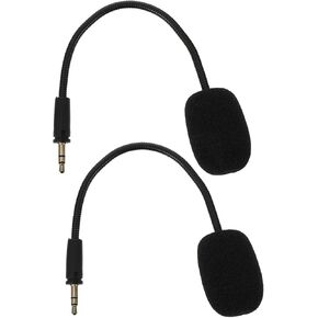 Gaming Headset Microphone Replacement Boom 3.5mm Detachable Wired 2pcs in Kuwait