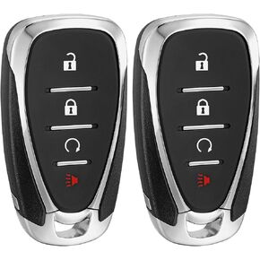 2 Pcs Key Fob Replacement Fits for Chevy Equinox 2018-2024 Bolt 2017-2022 Trax 2017-2020 Sonic 2018-2020 Volt 2016-2019 Smart Car Keyless Entry Remote Control Remote HYQ4AA HYQ4AS 315Mhz in Kuwait