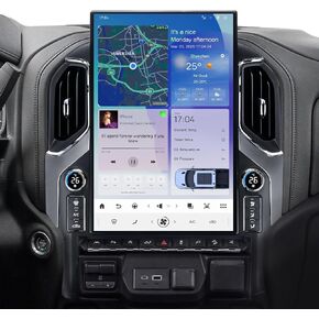 Radio for Chevrolet Silverado GMC Sierra 2019-2024 17.2inch in Saudi Arabia