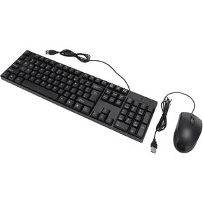 USB Keyboard Mouse Set Ergonomic 104 Keys Durable Reliable for Gaming and Business Professionals in Kuwait
