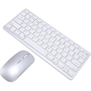GOWENIC Wireless Keyboard and Mouse Set, Bluetooth 5.0 2.4G Rechargeable Combo with Scissor Keys and Shortcuts for Pro Air Laptops Tablets in Kuwait