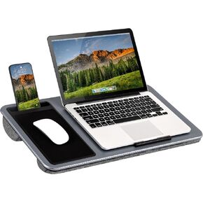 LAPGEAR Home Office Pro Lap Desk - Black Carbon, Fits 15.6" Laptops in Saudi Arabia
