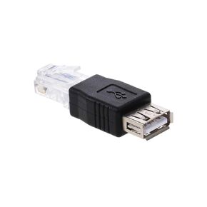 USB to RJ45 Adapter Lightweight Female to Ethernet Male Plug Connector for ADSL Modem, USB Network Cable for Home Office Use in Kuwait