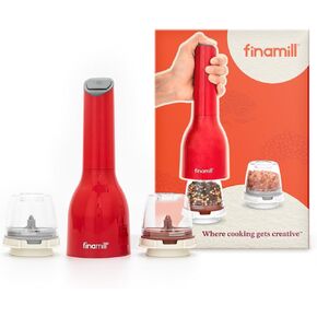 FinaMill Classic Battery Spice Mill, Salt & Pepper Grinder Kitchen Gift Set in Saudi Arabia