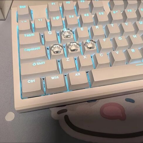 30pcs Cute Cat Keycap for Long Nails,3D Paw Keyboard Stickers (Cat B 30pcs) in Kuwait