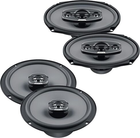HERTZ One Pair of X-165 UNO Series 6.5" Coaxial Speakers and One Pair X -690 UNO Series 6x9 4-Way Coaxial Speakers in Kuwait