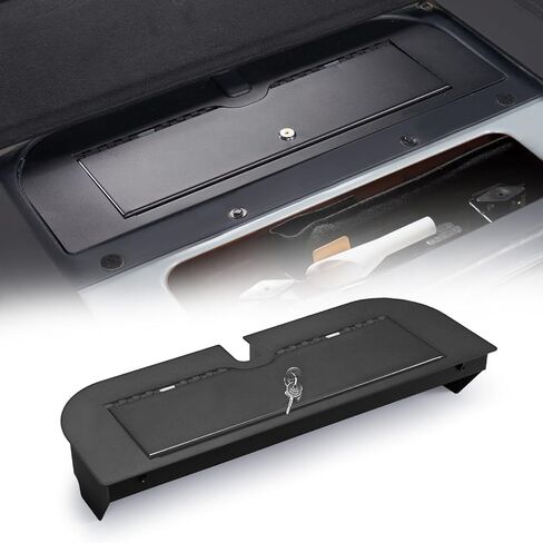 FIERYRED Rear Cargo Under Floor in-Vehicle Safe Lock Box for Ford Bronco 4 Door 2021-2025, Interior Storage Organizer Gun Safe Security, Bolt-On Installation (Not for 2 Door & Sport) in Kuwait