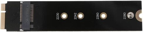 Adapter Card to 7+17 PIN 64G 128G 256G 512G for M.2 for 2012 Air Black in Kuwait