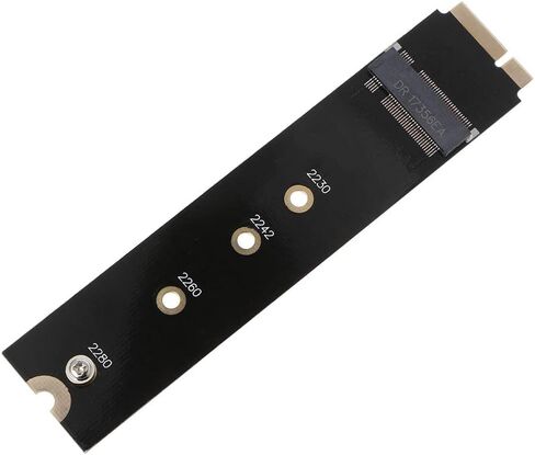 Adapter Card to 7+17 PIN 64G 128G 256G 512G for M.2 for 2012 Air Black in Kuwait