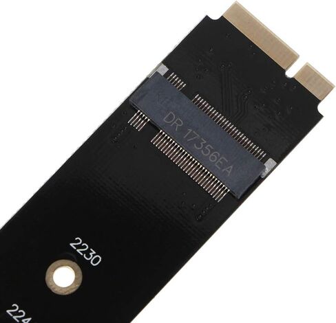Adapter Card to 7+17 PIN 64G 128G 256G 512G for M.2 for 2012 Air Black in Kuwait