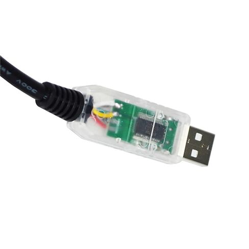 FT232RL CHIP USB to RJ45 RS485 Serial Communication Cable for ML2420 ML2430 ML2440 MPPT Charge Controller(3metres,Transparent USB Case) in Kuwait