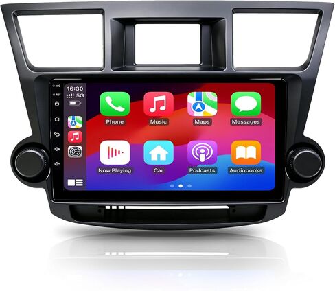 64GB Car Radio Stereo for 2008-2013 Toyota Highlander Radio Upgrade, 10.2 Inch Plug and Play Android 13 Head Unit with Wireless CarPlay/Android Auto/1080P Rear View Camera/AM FM Radio in Kuwait