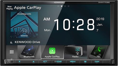 Kenwood DMX7706S 6.95" Digital Media Receiver w/Bluetooth, Apple CarPlay and Android Auto in Kuwait