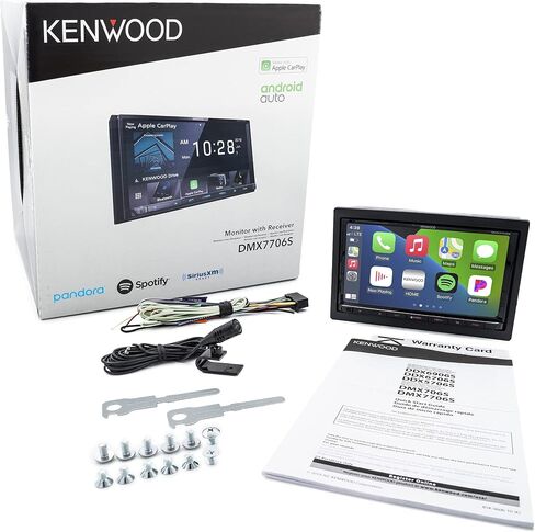 Kenwood DMX7706S 6.95" Digital Media Receiver w/Bluetooth, Apple CarPlay and Android Auto in Kuwait