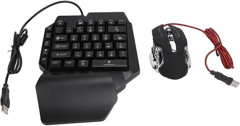 Gaming Keyboard Mouse Converter Combo 4 in 1 Compact Mobile Game Set with in Kuwait