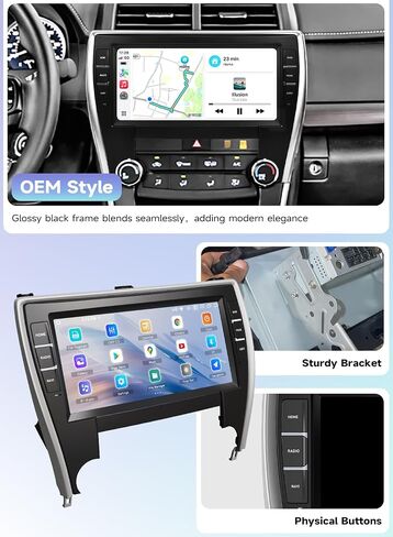 Roadanvi X14 10.33" Android 14 Car Radio for Toyota Camry 2015-2017 WiFi in Kuwait