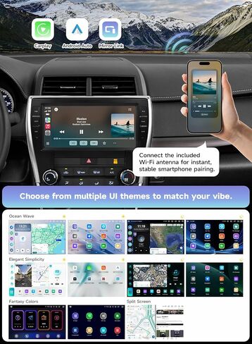 Roadanvi X14 10.33" Android 14 Car Radio for Toyota Camry 2015-2017 WiFi in Kuwait
