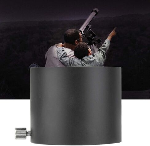 Metal Telescope Mounting Adapter Tube Durable Lightweight for 2" Eyepiece Black in Kuwait