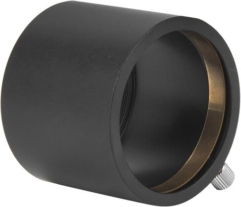 Metal Telescope Mounting Adapter Tube Durable Lightweight for 2" Eyepiece Black in Kuwait