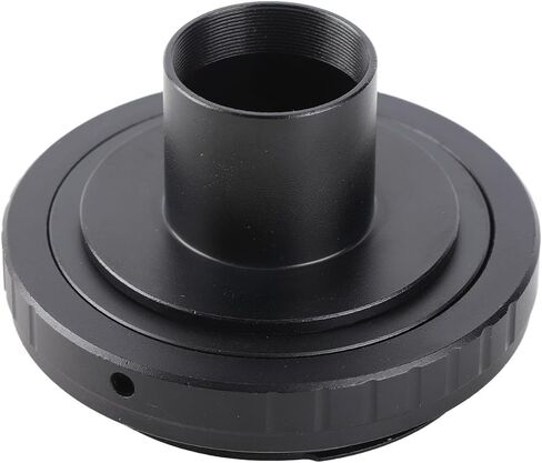 0.965 Inch Astronomical Telescope Eyepiece Metal Adapter for Camera, Detachable High Strength Black Adapter for Astronomical Telescope in Kuwait