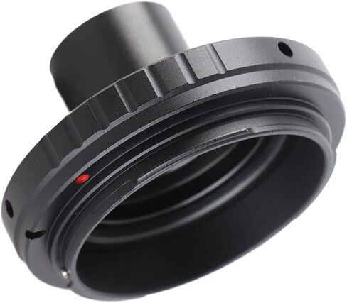 0.965 Inch Astronomical Telescope Eyepiece Metal Adapter for Camera, Detachable High Strength Black Adapter for Astronomical Telescope in Kuwait