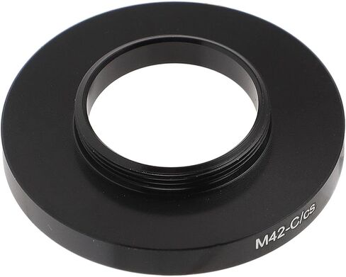 Mingzhe M42 to C CS Adapter M42 to C CS Mount Adapter Lens Port M42x0.75mm Female with Anti Reflective Inner Walls for Macro Photography Telescope in Kuwait