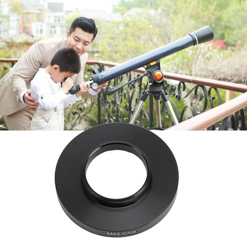Mingzhe M42 to C CS Adapter M42 to C CS Mount Adapter Lens Port M42x0.75mm Female with Anti Reflective Inner Walls for Macro Photography Telescope in Kuwait