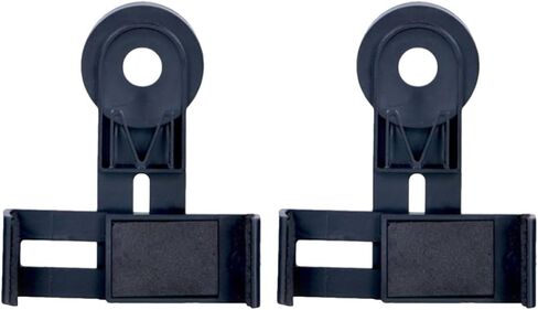 2pcs Monocular Telescope Phone Holder Clamp Plastic Phone Telescope Clip for Bird Watching and Fishing Safe to Use in Kuwait