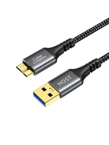 CableCreation USB 3.0 Micro B Cable 1.6FT, USB to Micro B Hard Drive Cable in Kuwait