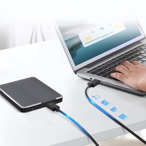 5-Pack USB 3.0 Micro B Cable, External Hard Drive Data Cord for Seagate in Kuwait