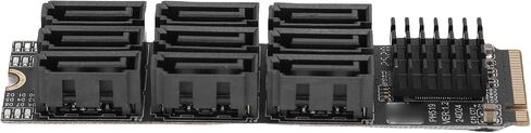 M.2 NVMe to Serial ATA 3.0 Adapter 9 Port Conversion Card for System Storage Enhancement in Kuwait