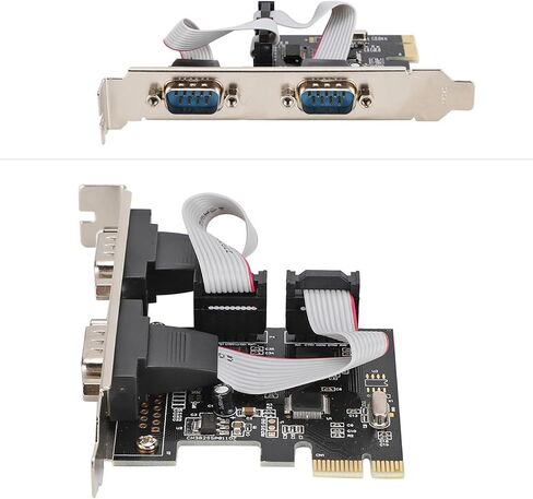 PCIE to Dual RS232 Serial Adapter Card with WCH382L Chip for in Kuwait