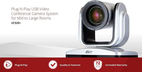 VC520+ All-in-One Video and Audio USB Conference Camera - AVer in Kuwait