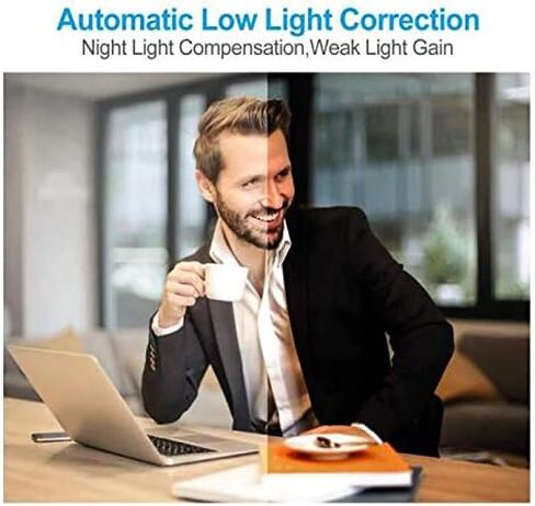 1080P USB Webcam with Mic PC Camera for Video Calling & Recording Video Conference/Online Teaching/Business Meeting Compatible with Computer Desktop Laptop MacBook for Windows Android iOS in Kuwait