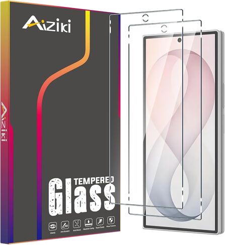 (2 Pack Designed for Samsung Galaxy Z Flip 8 Screen Protector Tempered Glass, Ultra Resistant, 9H Hardness Shatterproof, Bubble Free for Samsung Galaxy Z Flip 8 Screen Protector in Kuwait
