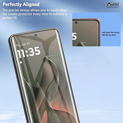 [3 Pack for Moto Edge 2025 Screen Protector, Flexible TPU Film, Self-Healing Bubble-Free, HD Clear, Case Friendly for Motorola Edge 2025 in Kuwait