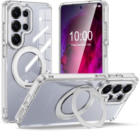 Clear Case for Samsung S26 Ultra Case with 360 Kickstand Shockproof Protective Cover for Samsung Galaxy S26 Ultra 6.9'' 2026 in Kuwait
