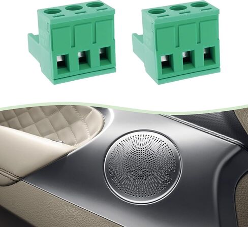 SING F LTD 10pcs 3-Pin Power Plugs 3pin 5.08mm PCB Terminal Block Connectors Compatible with AudioControl Compatible with 3XS 2XS 6XS in Kuwait