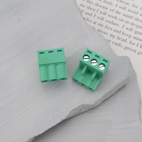 SING F LTD 10pcs 3-Pin Power Plugs 3pin 5.08mm PCB Terminal Block Connectors Compatible with AudioControl Compatible with 3XS 2XS 6XS in Kuwait