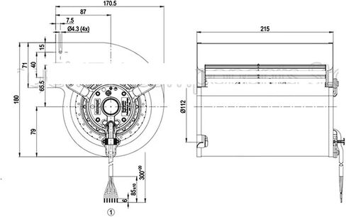 D2D133-AB06-08 440V 0.31A 210W Cooling Fan in Kuwait