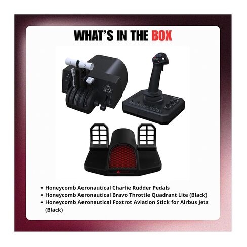 Honeycomb Aeronautical PC Flight Simulator Complete Bundle (3 Items) in Kuwait