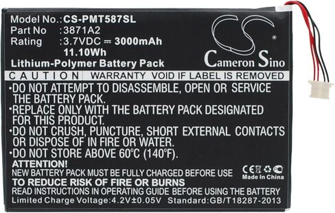 VI VINTRONS Battery for PRESTIGIO Multipad 7.0 Ultra Duo, PMT5877C, in Kuwait