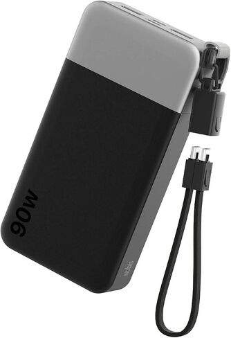 NOBIS Portable Charger 20000mAh 90W Power Bank w/Detachable Cable in Saudi Arabia