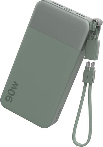 NOBIS Portable Charger 20000mAh 90W Power Bank w/Detachable Cable in Kuwait