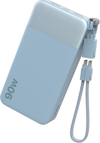 NOBIS Portable Charger 20000mAh 90W Power Bank w/Detachable Cable in Saudi Arabia