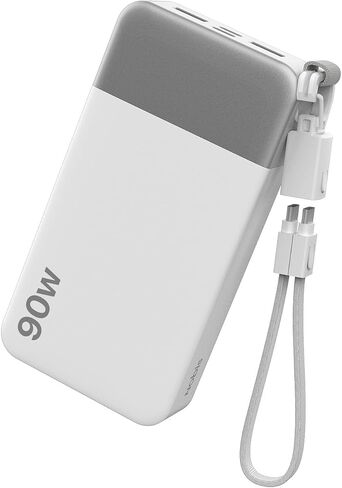 NOBIS Portable Charger 20000mAh 90W Power Bank w/Detachable Cable in Saudi Arabia